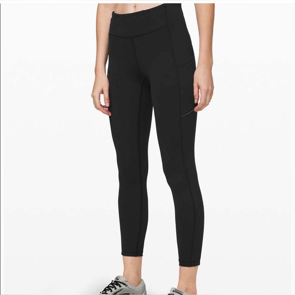 lululemon athletica Black High-Rise Athletic Leggings